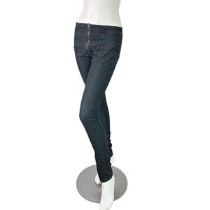Prairie Underground Original Denim Girdle Denim Jeans Skinny Black $154 Size S